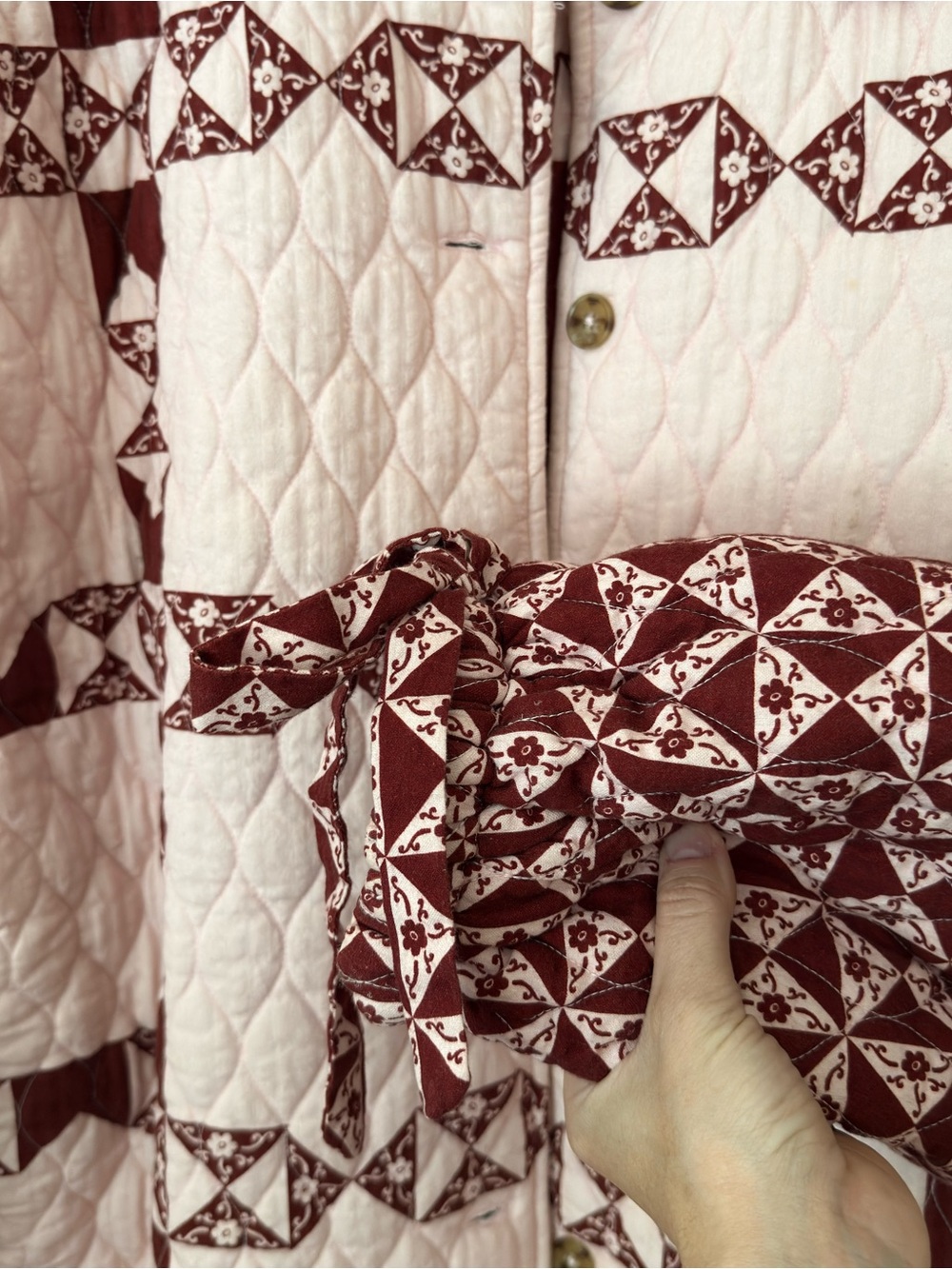 Damson Madder Dahlia Quilted Coat - Picture 6 of 8